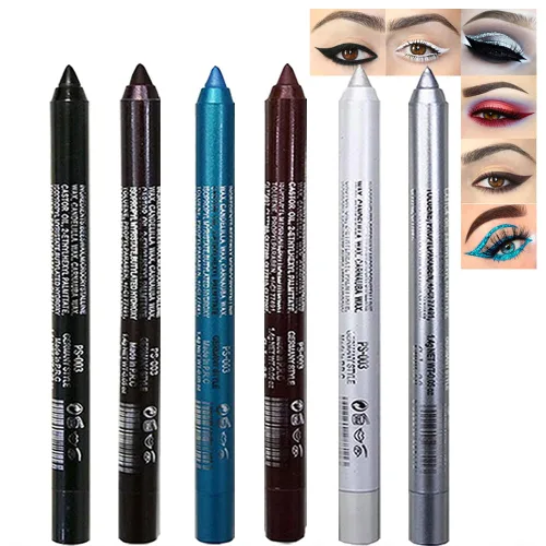 Miniatura 15 de Kaely Lápiz Delineador de Ojos en Gel para Mujeres, Delineador de Ojos Negro Natural Impermeable a Prueba de Manchas con Sacapuntas, Delineadores