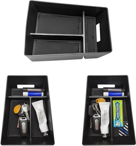 Miniatura 7 de Jaronx Compatible con BMW X5 G05/X6 G06/X7 G07 Organizador de consola central, bandeja organizadora de almacenamiento compatible con BMW X5 G05/X7