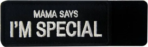 Miniatura 5 de Mama Says I'm Special Tactical Morale Emblem - Parche de gancho y bucle bordado