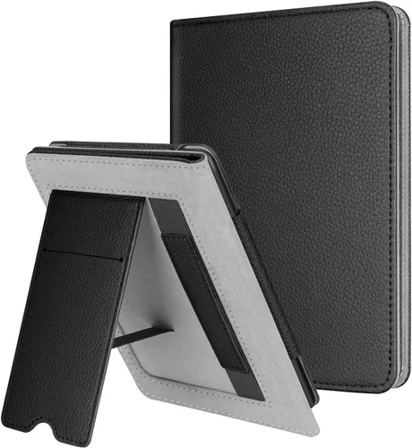 Fintie - Funda con tapa para Kindle Paperwhite, con soporte, para todos los de 2018 y 10 generación, de cuero falso prémium, con ranura para