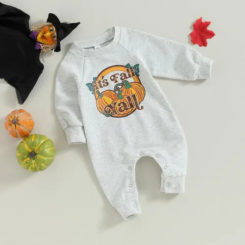 Miniatura 16 de FYBITBO Ropa de bebé niño niña Santa manga larga mono mameluco recién nacido primera Navidad traje de una pieza
