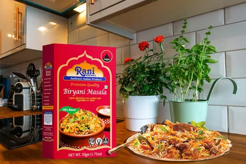 Miniatura 3 de Rani Biryani Masala Curry (mezcla de 7 especias para platos de arroz indio, pullao/pilau) 1.75 onzas (1.76 oz) ~ Todo natural Vegano Sin