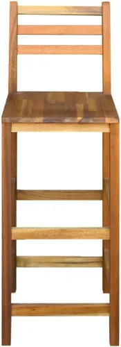 Miniatura 3 de Sillas de bar 2 piezas, taburete de bar de madera, taburete rústico, taburetes de comedor, taburetes para encimera de cocina, muebles de bar