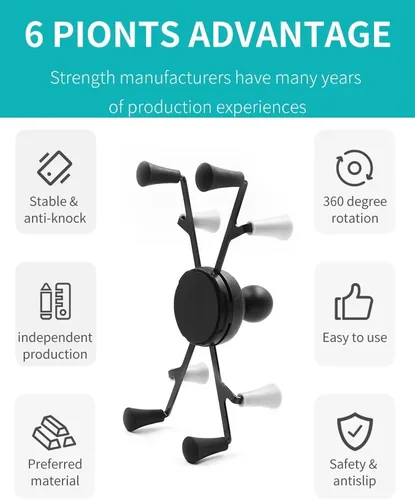 Miniatura 5 de Strg - Soporte para tablet con bola de tamaño B de 1 pulgada, soporte para tabletas de 6 pulgadas, compatible con soporte RAM de 1 pulgada