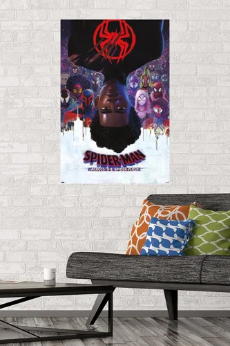 Miniatura 2 de Marvel Spider-Man: Across the Spider-Verse - Póster oficial de pared de una hoja, 34 pulgadas de largo x 22.4 pulgadas de ancho, versión premium sin