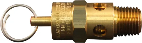 Miniatura 2 de Milton 1090-70 1/4 "MNPT ASME Válvula de seguridad - 70 PSI Pop Off Presión