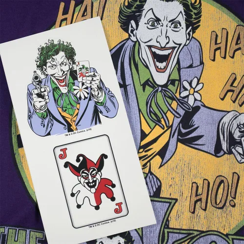 Miniatura 6 de Popfunk Classic The Joker Supervillain T Shirt & Stickers