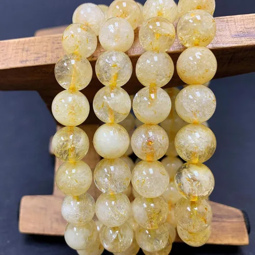 Miniatura 200 de Gem Avenue Handmade Round Bead Stretch Bracelet Unisex Natural Stone Beaded Jewelry for Men & Women, Elastic Wristband for Daily Wear