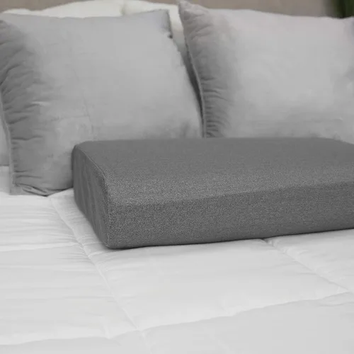 Miniatura 6 de SensorPEDIC Almohada de espuma viscoelástica ajustable de gran tamaño, color gris (73562)