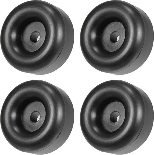 Miniatura 9 de X AUTOHAUX 8 piezas de 2.5 pulgadas redondas de goma de repuesto para remolque de carga, camión, caravana, puerta, rampa, escotilla con agujeros