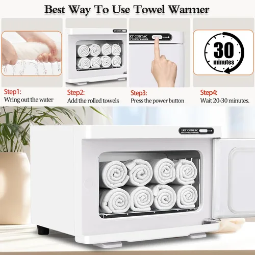Miniatura 6 de Calentador de Toallas Calientes, Gabinete Calentador de Toallas de 8L de Capacidad Media, Calentador para Esteticista para Spa Facial, Salón