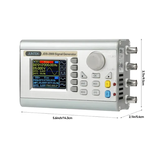 Miniatura 13 de JDS2900 DDS generador contador 15MHz 30MHz 40MHz 50MHz 60MHz alta exactitud Dua canal Función de onda arbitraria Generador Medidor de frecuencia