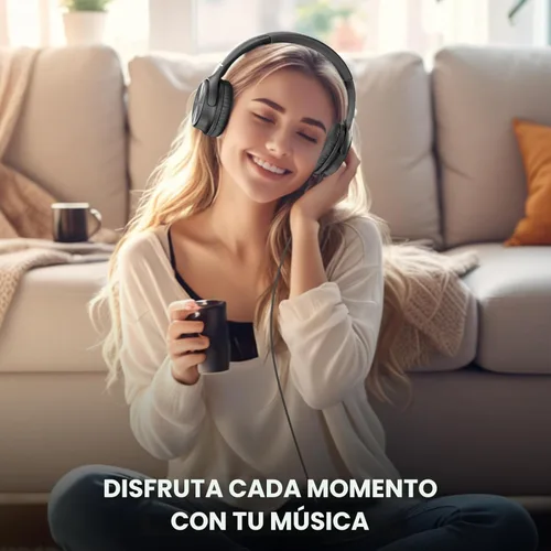 Miniatura 7 de Cowyawn Auriculares USB C con cable, auriculares USB C con cable con micrófono, control de volumen, sonido estéreo HD, auriculares USB tipo C Negro
