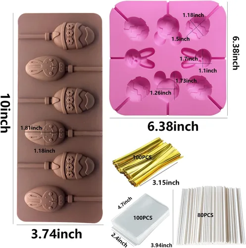 Miniatura 2 de 2 moldes de silicona para árbol de Navidad, 6 cavidades antiadherentes para árbol de Navidad, moldes para pastel de chocolate, para hacer dulces