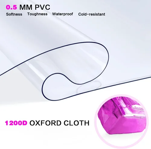 Miniatura 6 de PAMANO Mochila transparente, Rosado, A