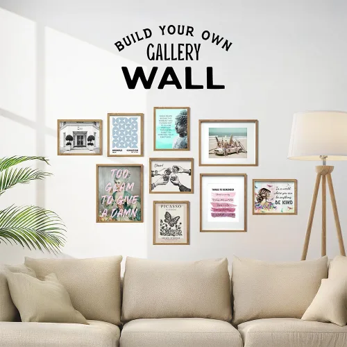 Miniatura 8 de Impresión artística de estatua de Buda del budismo ENMARCADA - Decoración de pared con cita zen inspiradora y motivacional para baño, hogar
