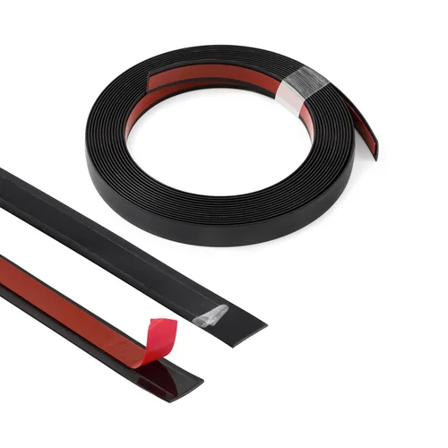 Miniatura 3 de Borde de Espejo Negro de Despegar y Pegar, Moldura Flexible y Autoadhesiva de Pared, Adorno de Espejo Decorativo para Bordes, TV, Pared, Espejo