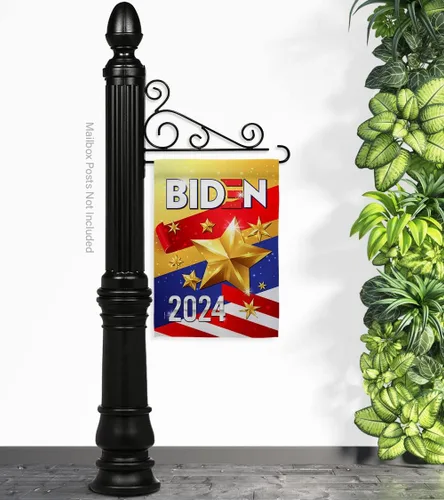 Miniatura 13 de Biden Harris Flag 2020 Garden Flag Set Wall Holder Patriotic Vote President Democrat Republican Tea Party United State American Election House