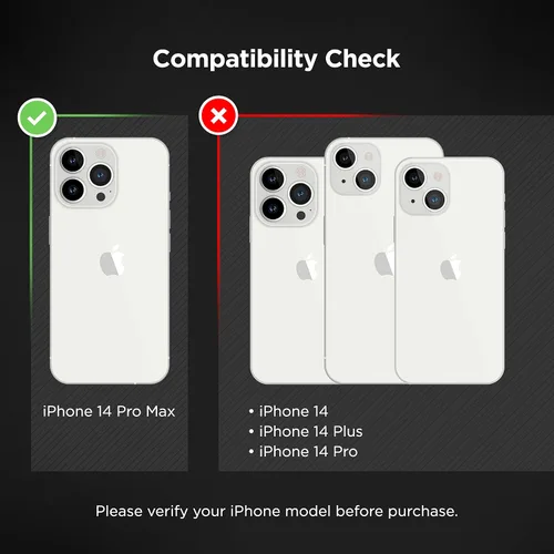 Miniatura 2 de ENCASED Funda transparente para iPhone 14 Pro Max con tarjetero compatible con Magsafe Incluye cartera de cuero y protector de pantalla de vidrio