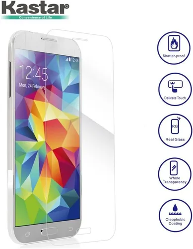 Miniatura 4 de Kastar S5 protector de visualización (1-Pack), Vidrio Templado Premium Crystal Clear – Protector de visualización de vidrio para Samsung Galaxy S5