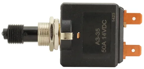 Miniatura 3 de Fastronix 50A Interruptor de empuje/tracción con indicador LED azul