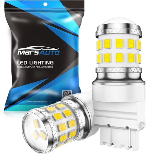 Marsauto 3157 Bombillas LED para luz de freno, marcha atrás y reversa, 4157 3057 3156 3056 3456 3457 con proyector, reemplazo de luces de marcha