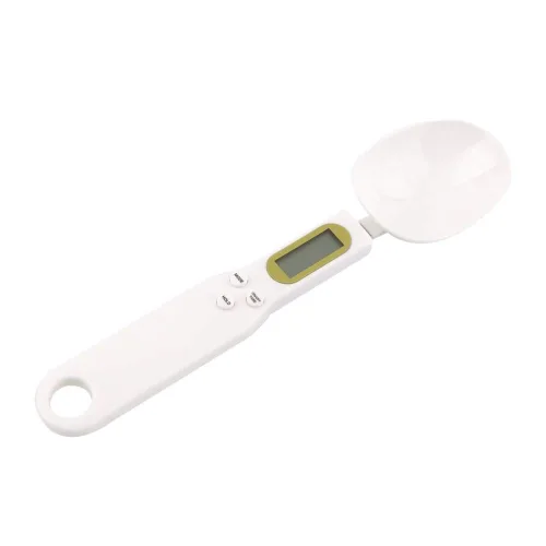 Miniatura 8 de Báscula electrónica de cuchara de alimentos de 17.64 oz/0.00 oz con peso para gramos y onzas, báscula digital de cocina con mango y boquilla