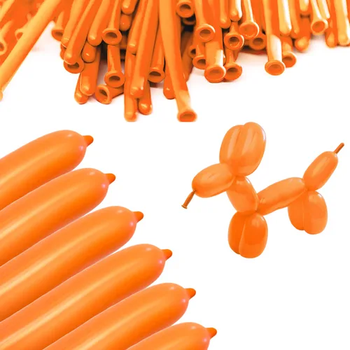 Miniatura 9 de 260 globos largos de Aragón (100 piezas) para animales de globo, diseño de forma de animal torcido de látex, globos mágicos largos para fiestas