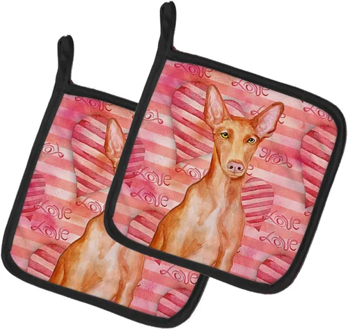 Miniatura 53 de Caroline's Treasures BB9655PTHD - Juego de soportes para ollas de cocina resistentes al calor, almohadillas calientes para horno, 7 1/2 x 7 1/2