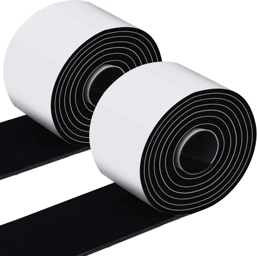 Miniatura 8 de Shappy Paquete de 2 tiras de fieltro con parte trasera adhesiva, rollo de cinta de fieltro, antideslizantes, autoadhesivas, cortables para muebles
