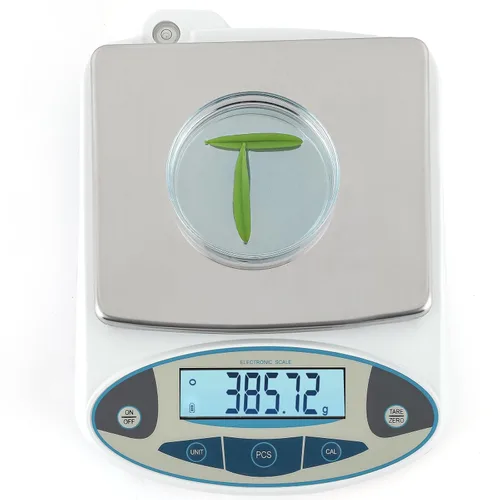 Miniatura 9 de CGOLDENWALL Báscula de laboratorio 500gX0.0.04 oz Balanza de laboratorio de alta precisión Balanza científica electrónica con peso de calibración
