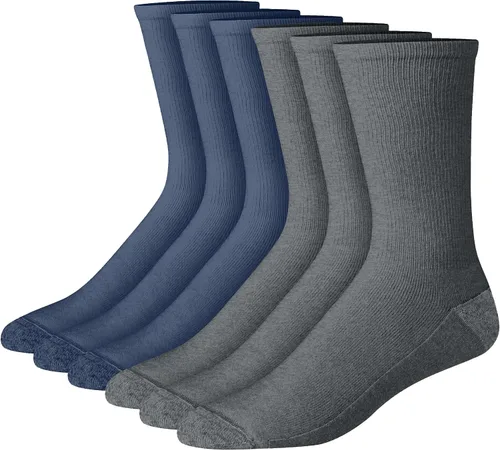 Miniatura 12 de Hanes Calcetines acolchados Max para hombre, absorben la humedad con control de olores, paquete múltiple