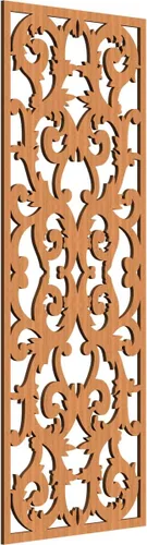Miniatura 59 de Meadville Paneles decorativos de pared de madera con calado, 9 3/8 pulgadas de ancho x 24 3/8 pulgadas de alto x 1/4 de alto, aliso
