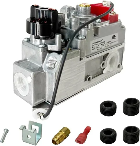 Válvula de gas Millivolt Durablow 710-502, reemplazo de chimenea certificado CSA de 70,000 BTU para Robertshaw 7000MVRLC, Johnson, Majestic, Empire,