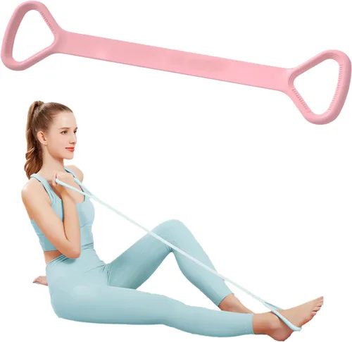 Miniatura 9 de Figure 8 Resistance Band, Arm Back Shoulder Exercise Elastic Rope Stretch Fitness Band, Foot, Leg, Hand Stretcher, Arm Exerciser for Yoga Pilates