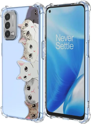 Miniatura 16 de Funda para OnePlus Nord CE 2 Lite 5G Clear Flower Phone Case Soft TPU a prueba de golpes, antiarañazos, funda protectora para 1+Nord CE2 Lite 5G