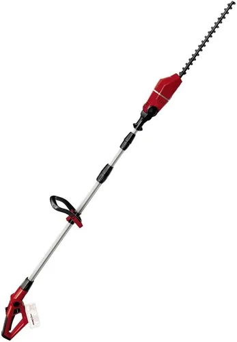 Einhell Power X-Change - Cortasetos inalámbrico de largo alcance de 18 V, cortador de setos telescópico ligero con poste extensible, recortadora de