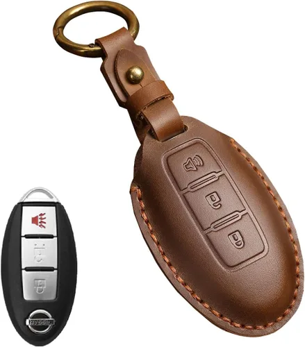 Miniatura 10 de Funda para llavero Nissan 350Z 370Z Altima Armada CIMA Cube Frontier Fuga GT-R Juke Kicks Lannia Latio Leaf Livina Infiniti Accesorios de coche