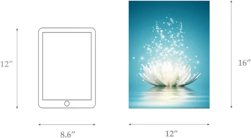 Miniatura 6 de Impresiones en lienzo para pared, imágenes de flores de loto, decoración de baño, pintura zen, spa, fotos, obras de arte enmarcadas para meditación
