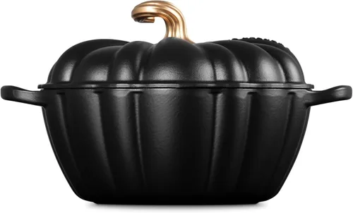 Miniatura 2 de Le Creuset Cocotte de calabaza de hierro fundido esmaltado, 4 cuartos de galón., regaliz