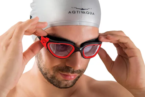 Miniatura 13 de AqtivAqua DX - Gafas de natación con visión amplia para adultos, hombres y mujeres, antiempañamiento y sin fugas