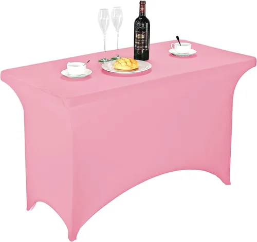 Miniatura 177 de FORLIFE - Funda de mesa de elastano, mantel ajustado de 4 pies para mesas rectangulares, funda elástica para patio, universal para bodas, banquetes