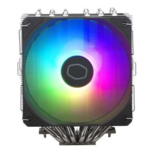 Miniatura 11 de Cooler Master Hyper 212 Halo CPU Air Cooler - Acabado de aluminio blanco puro, 4 tubos de calor de contacto directo continuo con aletas, ventilador