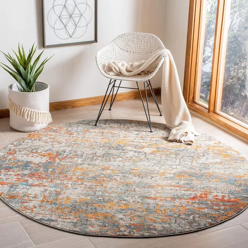 Miniatura 43 de SAFAVIEH Colección Madison - Alfombra de acento 2'2" x 4', negro y dorado, diseño abstracto moderno, no desprende pelusa y fácil cuidado, ideal