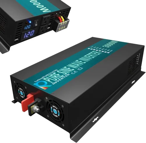 Miniatura 9 de WZRELB inversor de corriente solar pura de la onda sinusoidal de 500W 24V 120V con el interruptor teledirigido