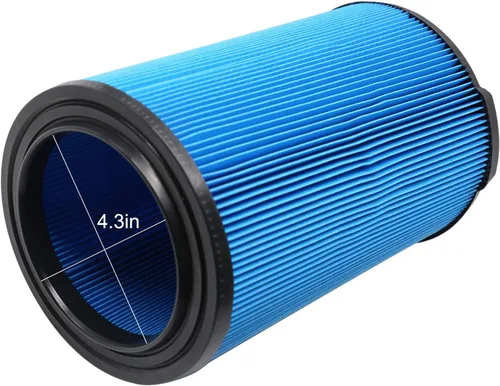 Miniatura 3 de Paquete de 2 filtros de repuesto VF5000 que se ajustan a aspiradoras húmedas y secas Ridgid de 6-20 galones, filtros de aspiradora plisados de 3
