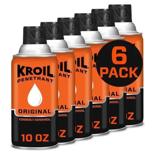 Miniatura 7 de Kroil Aerokroil Penetrant - Lubricante penetrante de óxido - Aceite inhibidor de la corrosión para cadenas, bisagras y piezas metálicas pegadas, uso