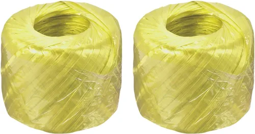 Miniatura 10 de MECCANIXITY Cuerda de plástico de nailon de poliéster para el hogar para embalar manualidades de jardinería, 656.2 ft de longitud total, color Blanco