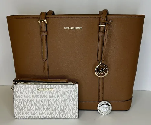 Miniatura 2 de Michael Kors MICHAEL Michael Kors Jet Set - Bolso de hombro grande TZ de viaje con doble cierre para la muñeca