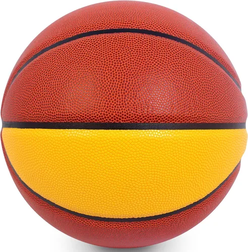 Miniatura 3 de KUYOTQ 3LBS/3.3LBS/2.2LBS Weighted Heavy Training Basketball 29.5/28.5" in and Outdoor Improving Handling Dribbling Passing Rebounding Skill marrón